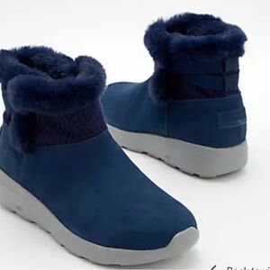 Skechers On-the-GO City Water Repellent Suede Boots - Winter Gleam
